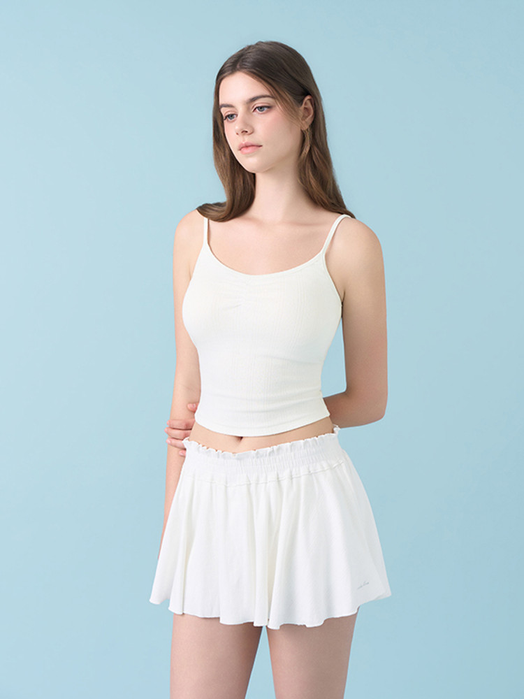預購_Eyelet slim sleeveless by Grandeline