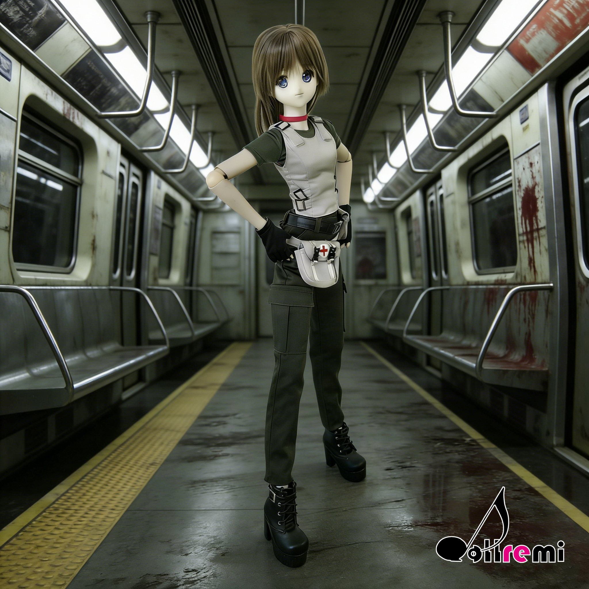 【dollremi】(DD0920) COS Resident Evil : Biohazard - Rebecca Chamber 生化危機 - 瑞貝卡·查姆博斯 Standard S.T.A.R.S.2002 costume