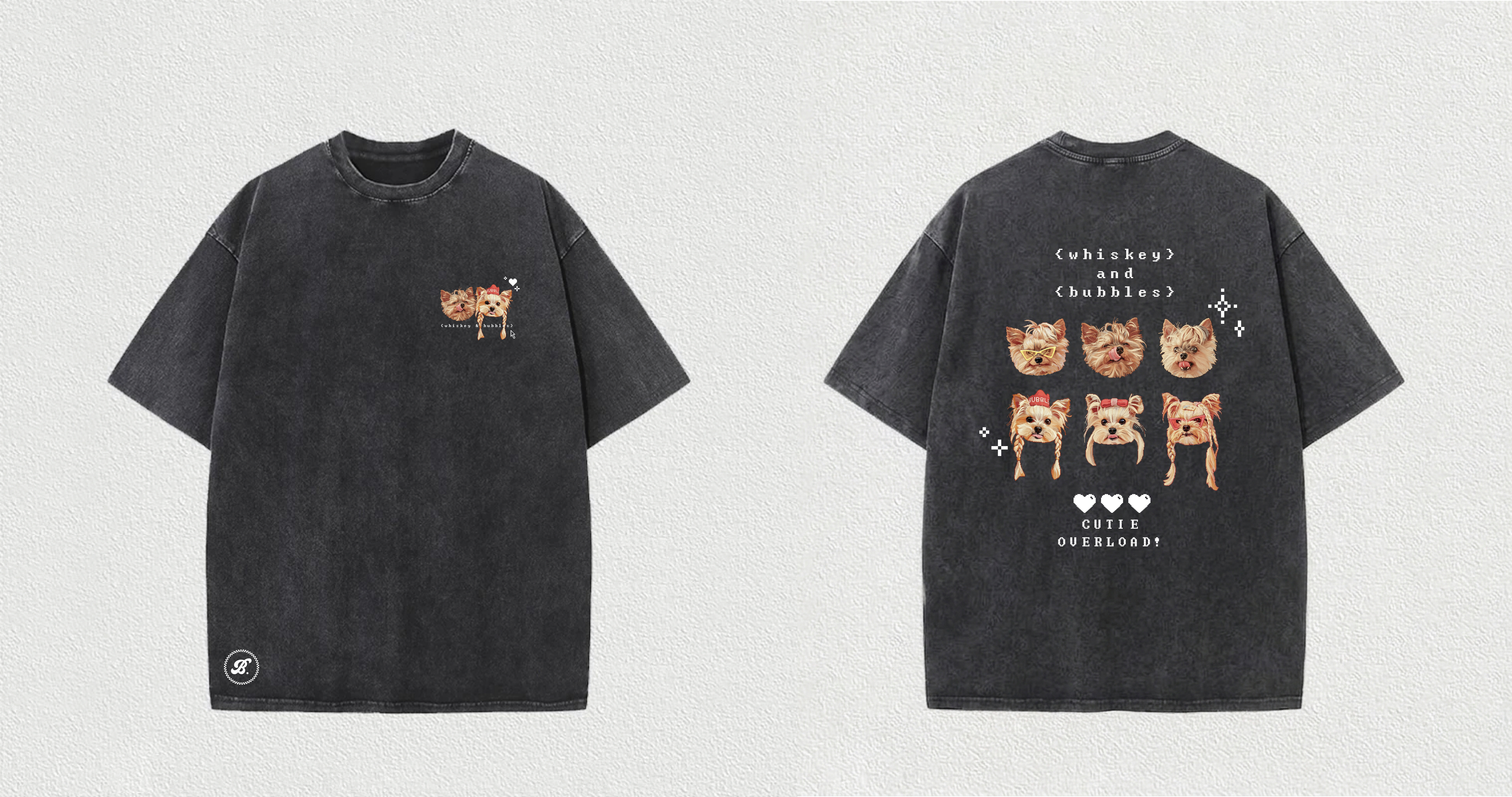 【寵物客製】男女 Oversize T-shirt
