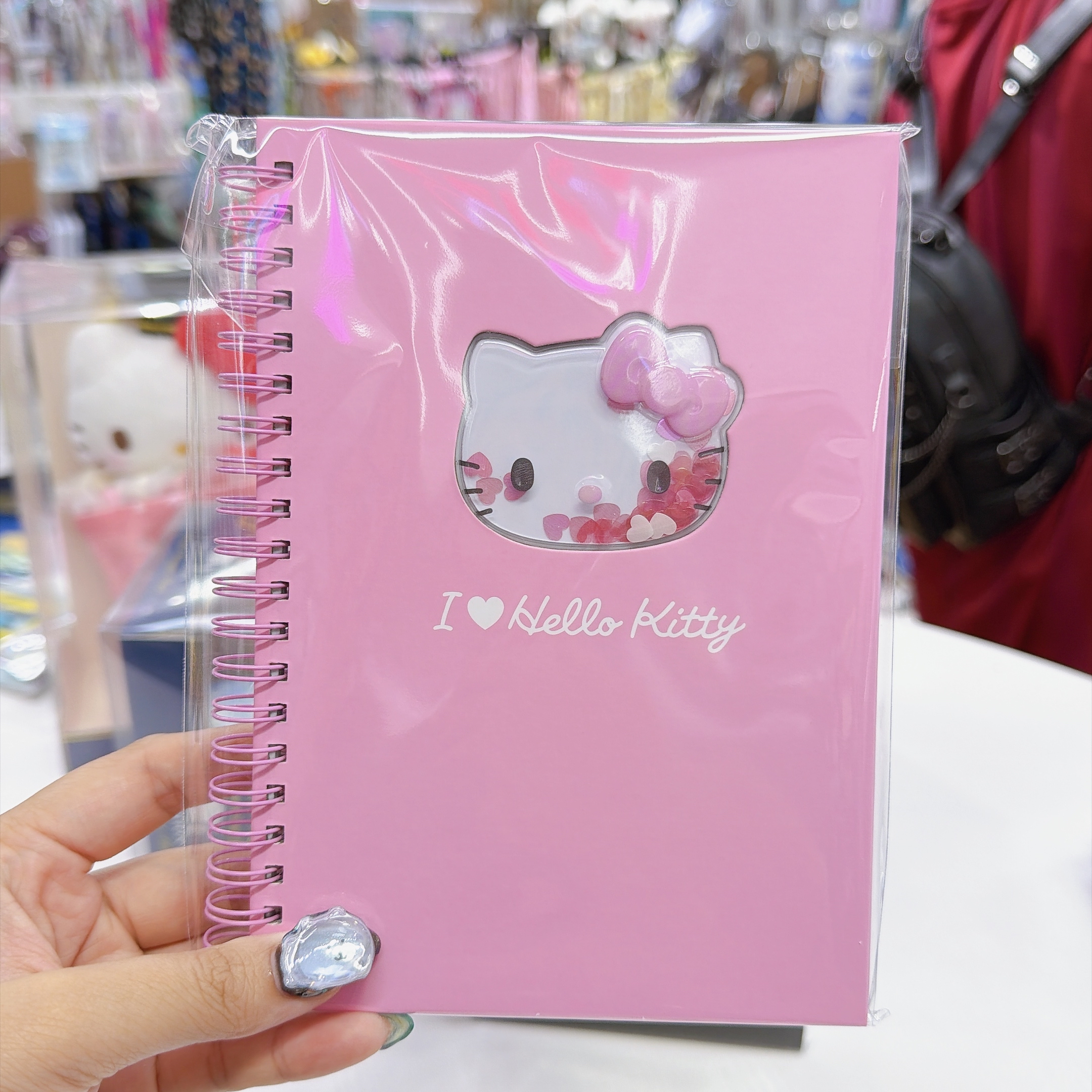 日本直送Hello Kitty新款b5單行簿 頭形磁石