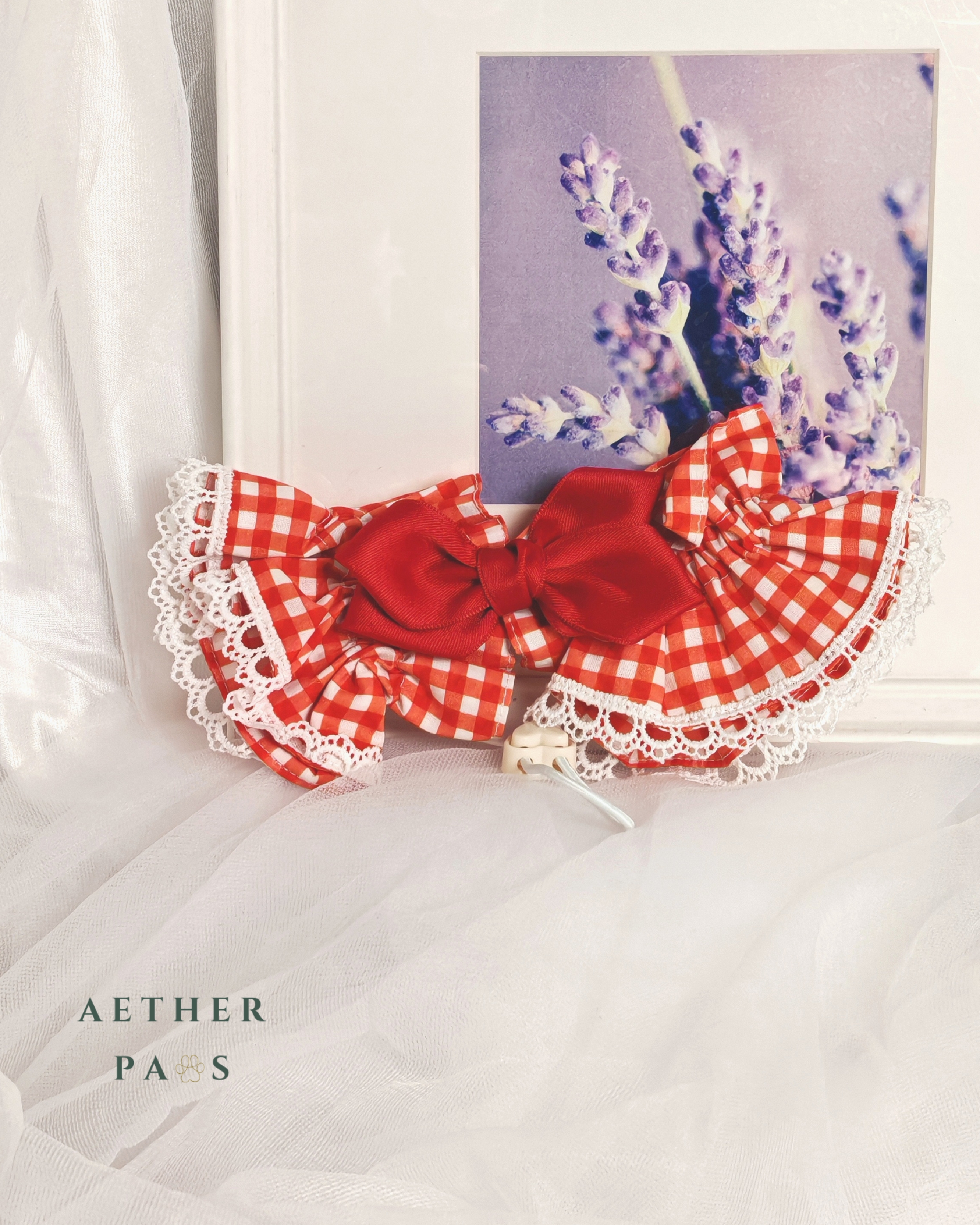Tartan Bow Ear Accents