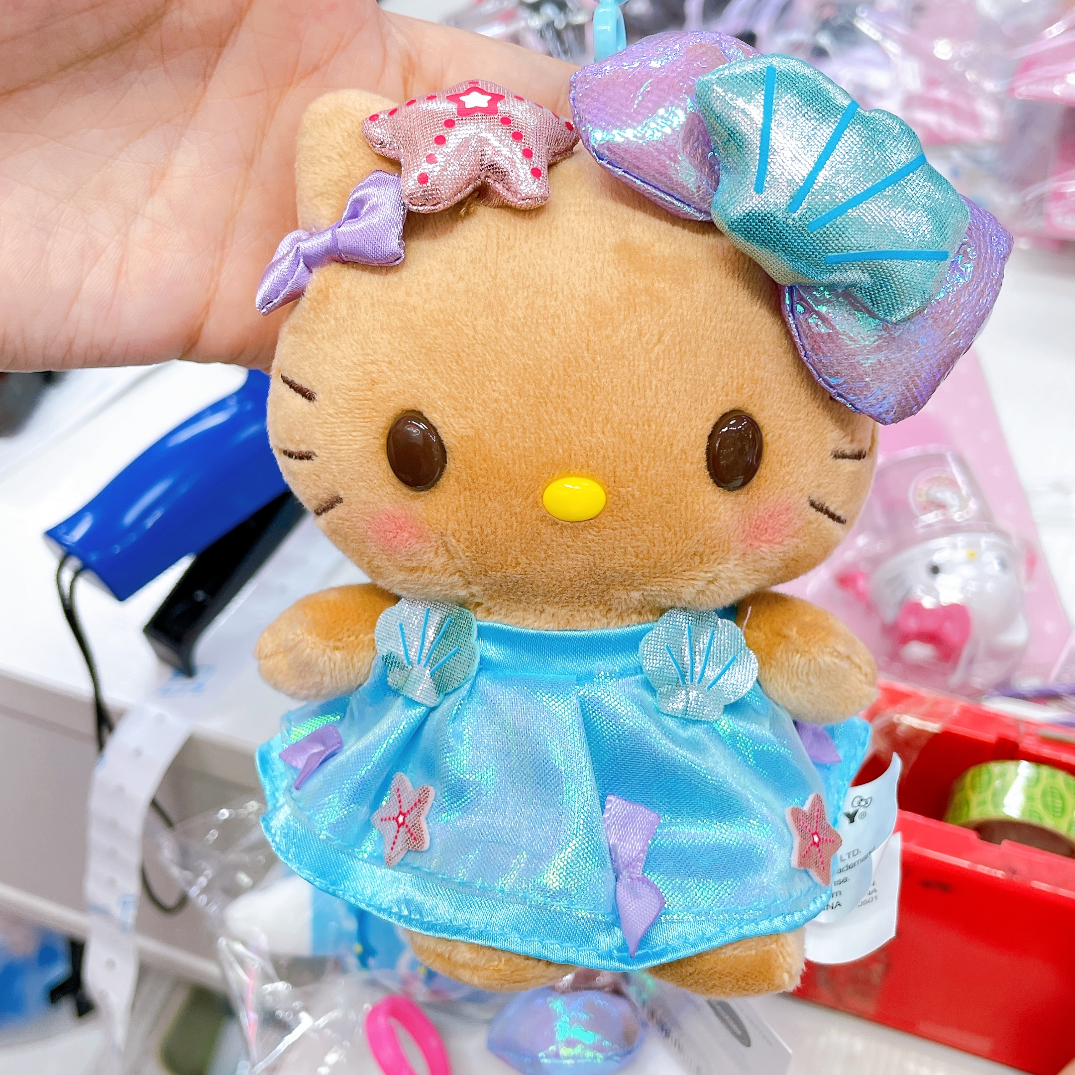 原裝行貨Hello Kitty  海底系列公仔掛飾