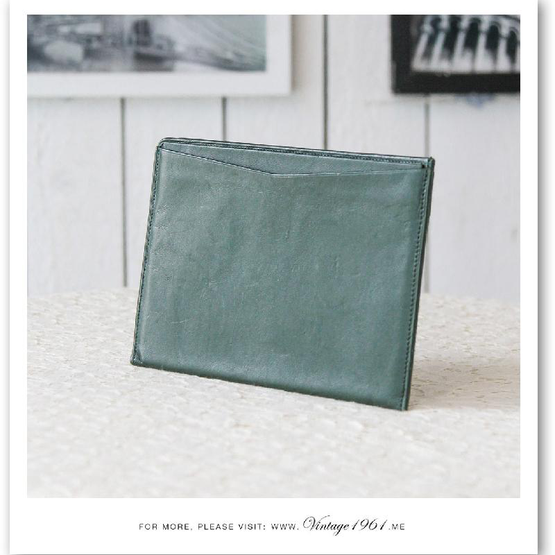 Green Leather Letter/Passport Case (EV269)