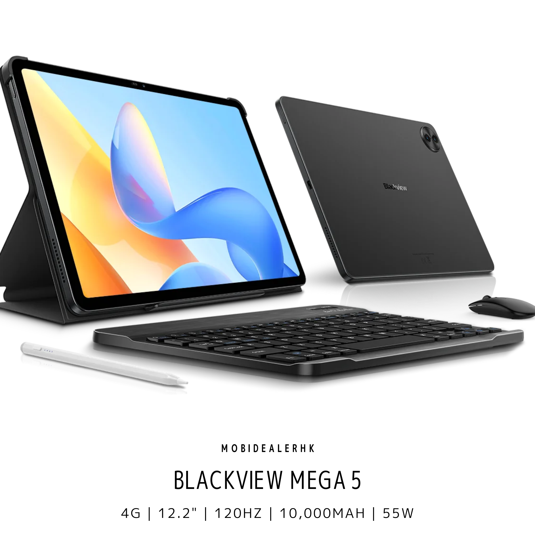 Blackview Mega 5 | 4G | 平板電腦 | 12.2" 2.4K 大屏 | 10000mAh 大電量