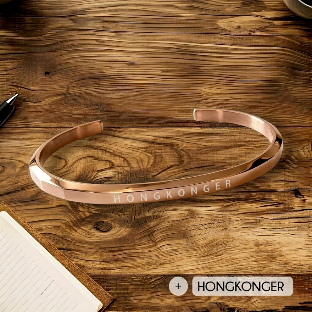 HONGKONGER 鋼手鈪（免費刻名）