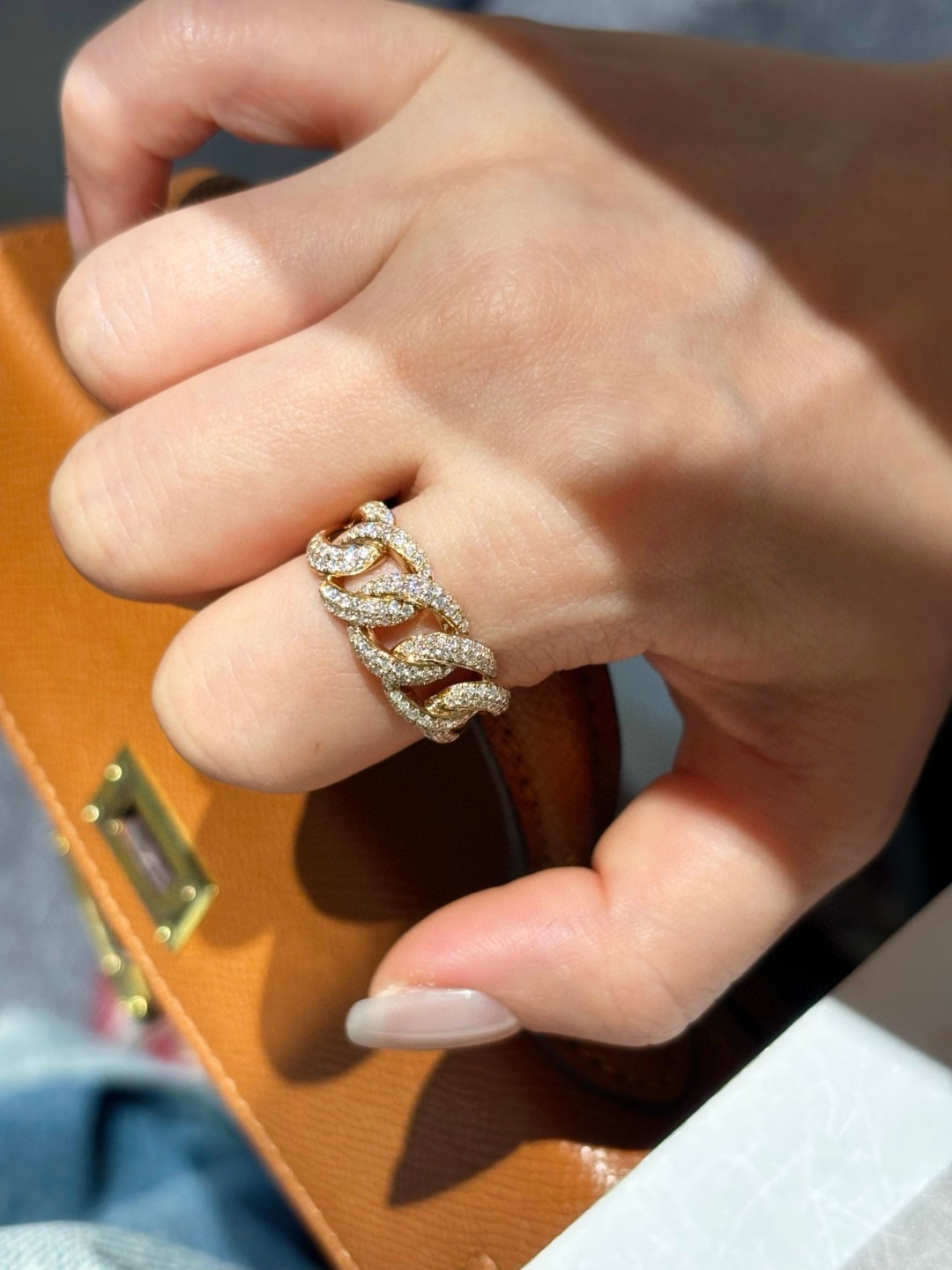 18K Lab Diamond Ring 