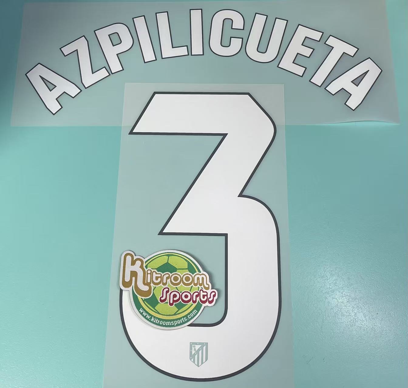 2024-25 Atlético Madrid Home Nameset #3 AZPILICUETA