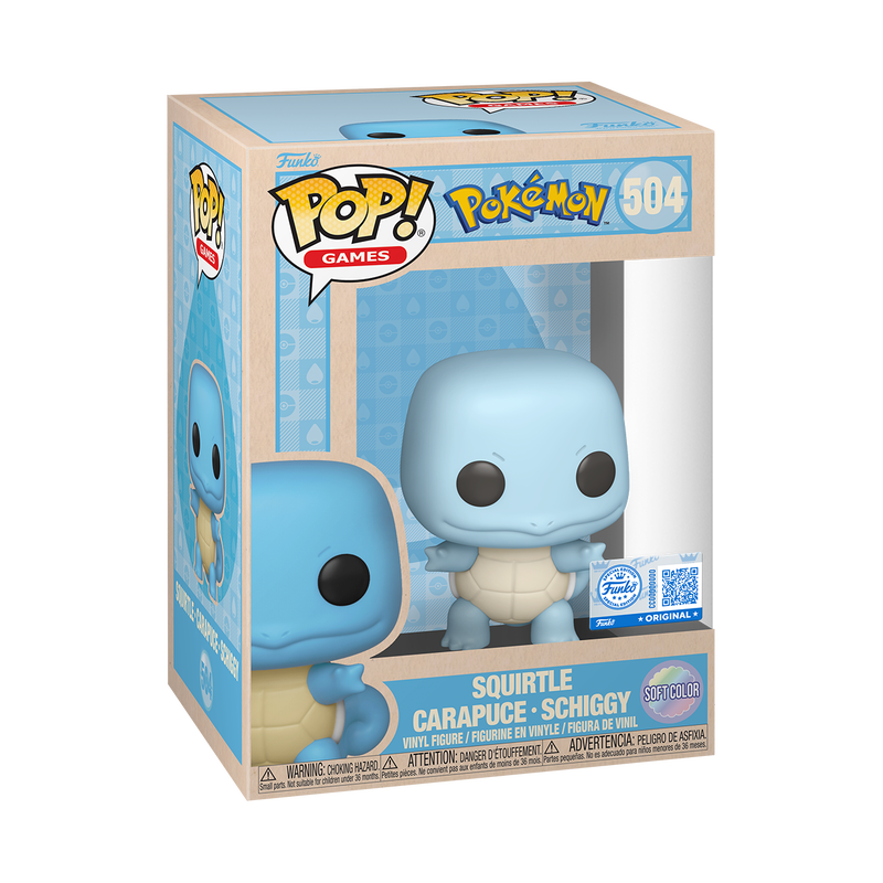 📦訂購 英國代購 Funko POP! Pokemon Squirtle (Soft Color) Figure 寵物小精靈 車厘龜 模型