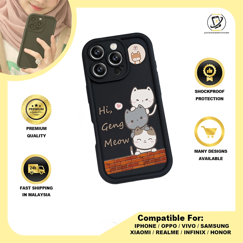 TPU DESIGN CASE PHONE FOR HONOR - DESIGN CAT D