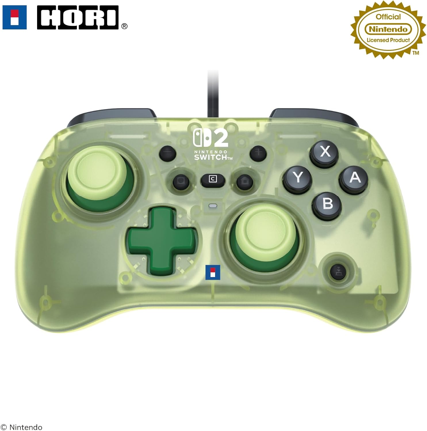 【預售 26年4月】SW2 HORI 有線 mini 控制器 TURBO 迷你版 (青檸色) NSX-224 PO0543