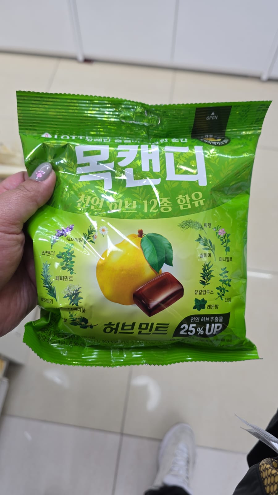 樂天草本薄荷喉糖