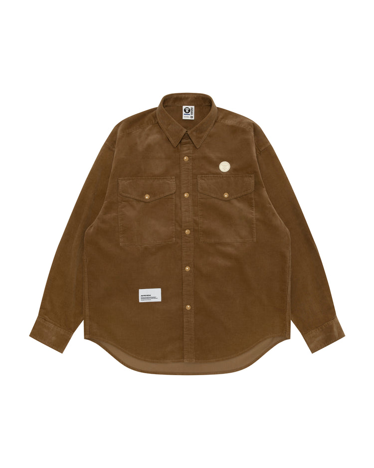 AAPE AAPENOW Moonface long sleeve shirt (8585XXR)