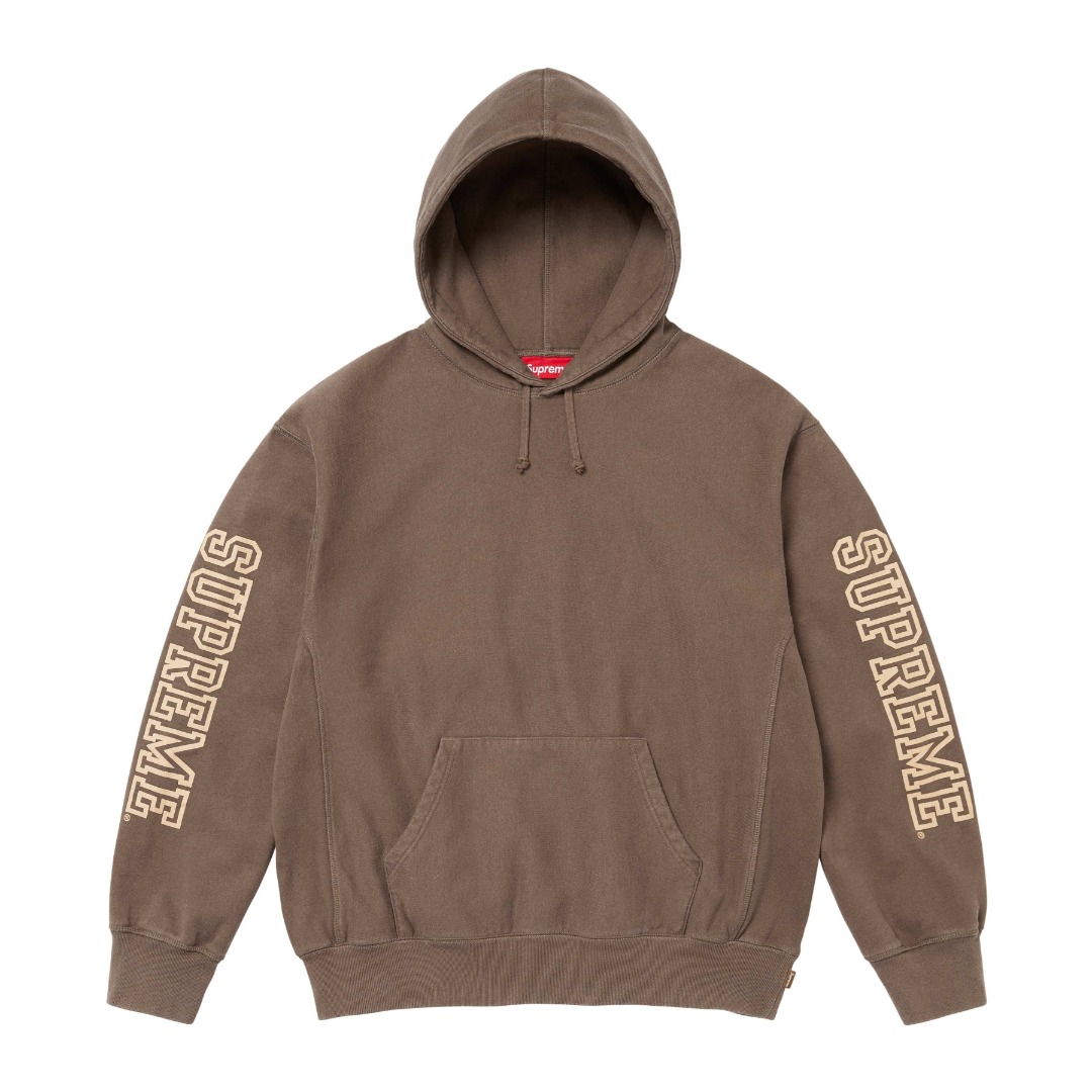 Supreme Collegiate Sleeve Hooded Sweatshirt