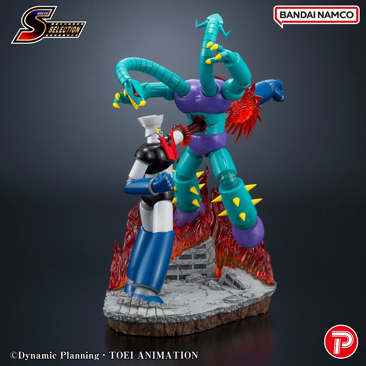 (預訂訂金 $100) (總價 $326) (魂限) Plex Scene Selection 03 Mazinger Z Rocket Punch! 鐵甲萬能俠 -鐵甲飛拳- (行版)