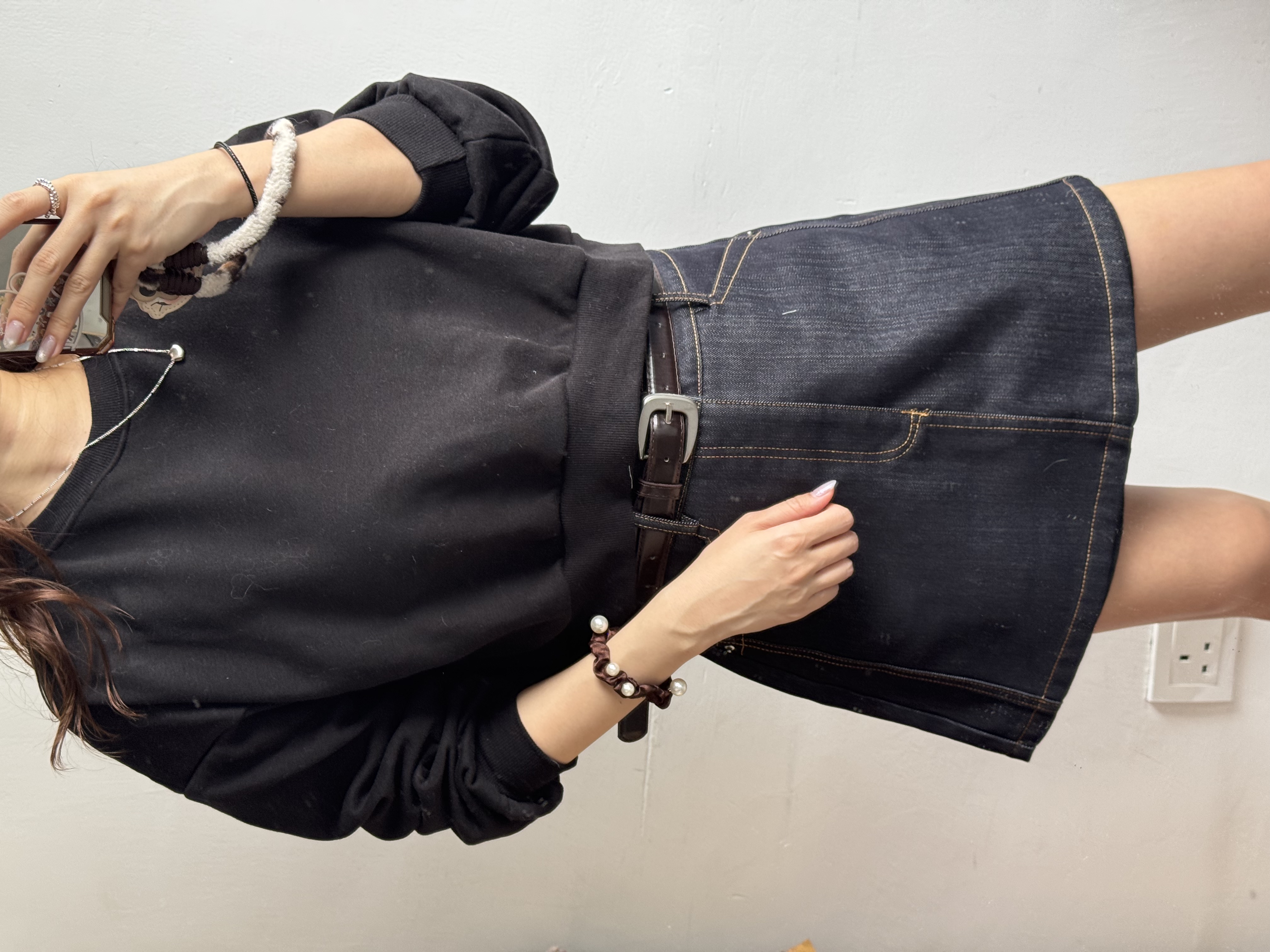 特價 抓毛底淨色top 