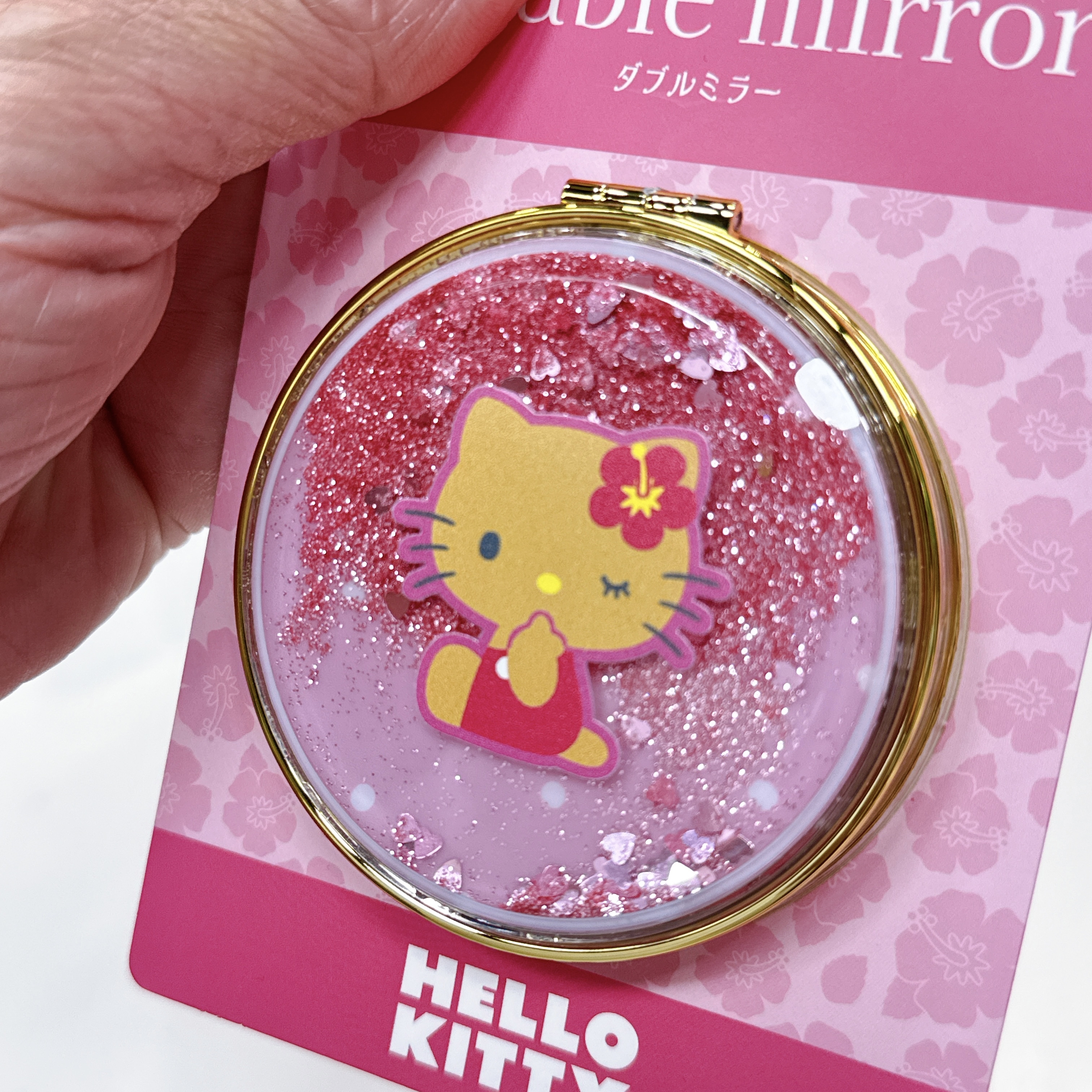 日本版Hello Kitty立體流沙鏡盒