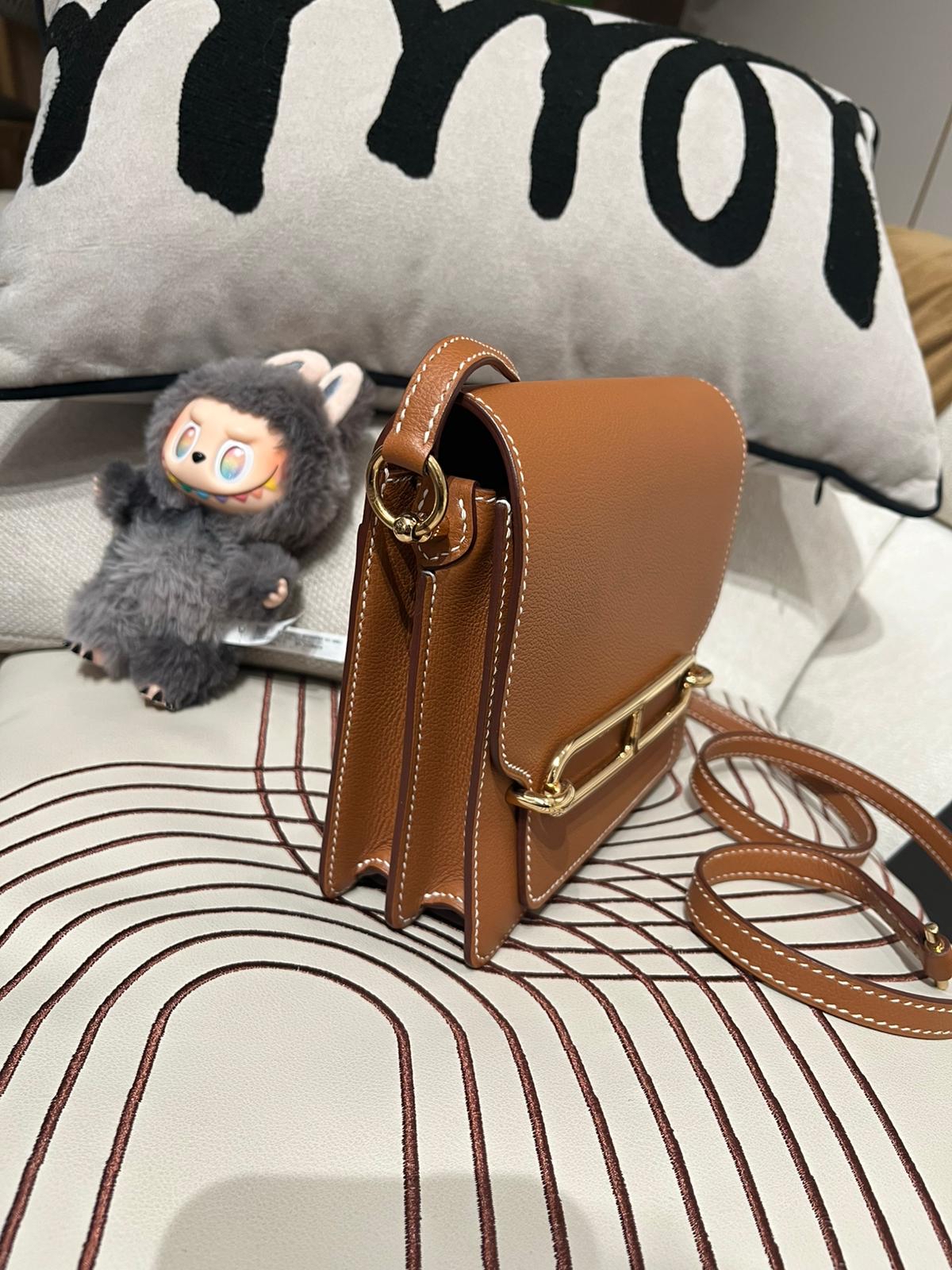 Hermes mini roulis , 金金，STAMP D 100%Authentic ,98%new ✅dust bag✅box 