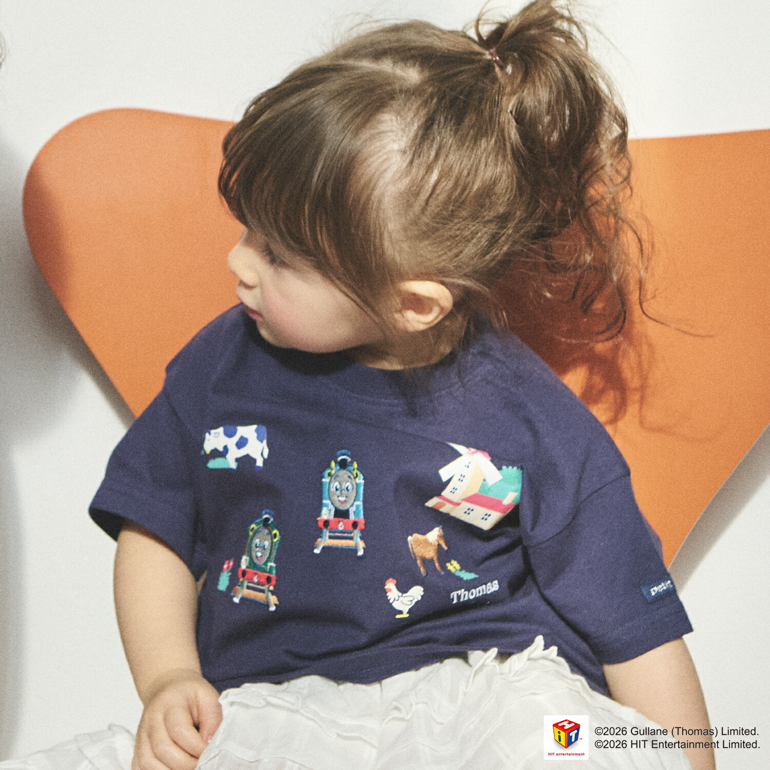 🇯🇵預訂 日本直送🇯🇵Petit Main x Thomas湯瑪士小火車系列四色刺繡短袖T恤