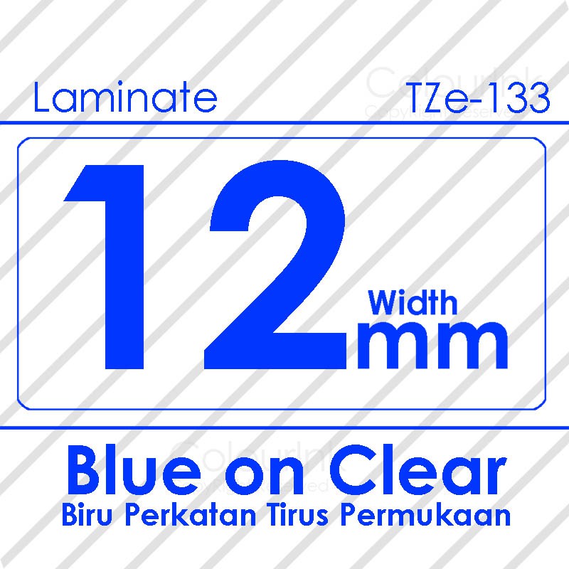 12mm Tze-231 131 631 compatible label tape Label Printer PT-H110 D210 D450 D600 P700 E110VP E300VP P300BT P710 Sticker