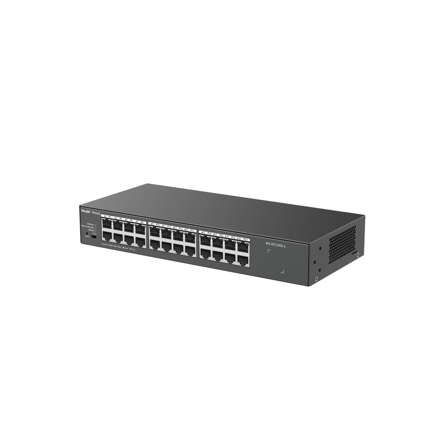 銳捷 Ruijie Reyee RG-ES124G-L, 24-Port 10/100/1000 Mbps Unmanaged Non-PoE Switch (香港行貨，三年保養)