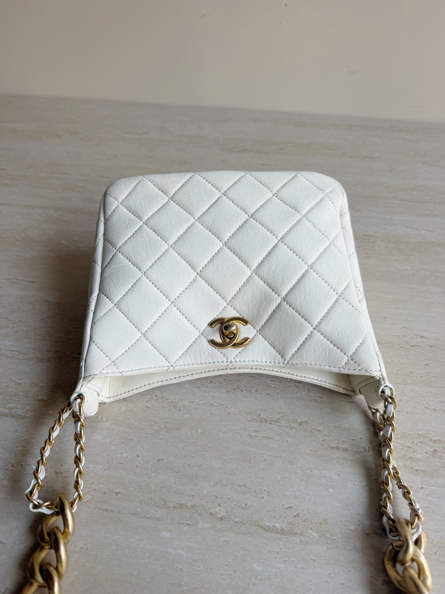 【預訂貨品】Chanel 22p 白色 Hobo⭐️ 芯片款