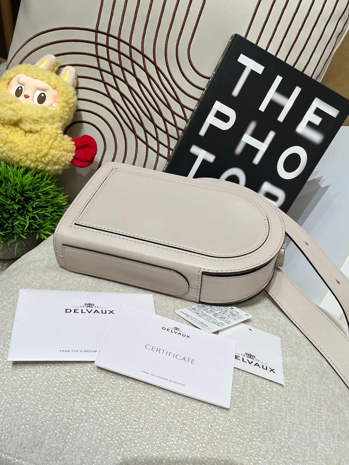 Delvaux Pin Jumping Calfskin 100%Authentic, 99%New ✅專門店收據✅證書✅Booklet✅Tap✅Dust bag