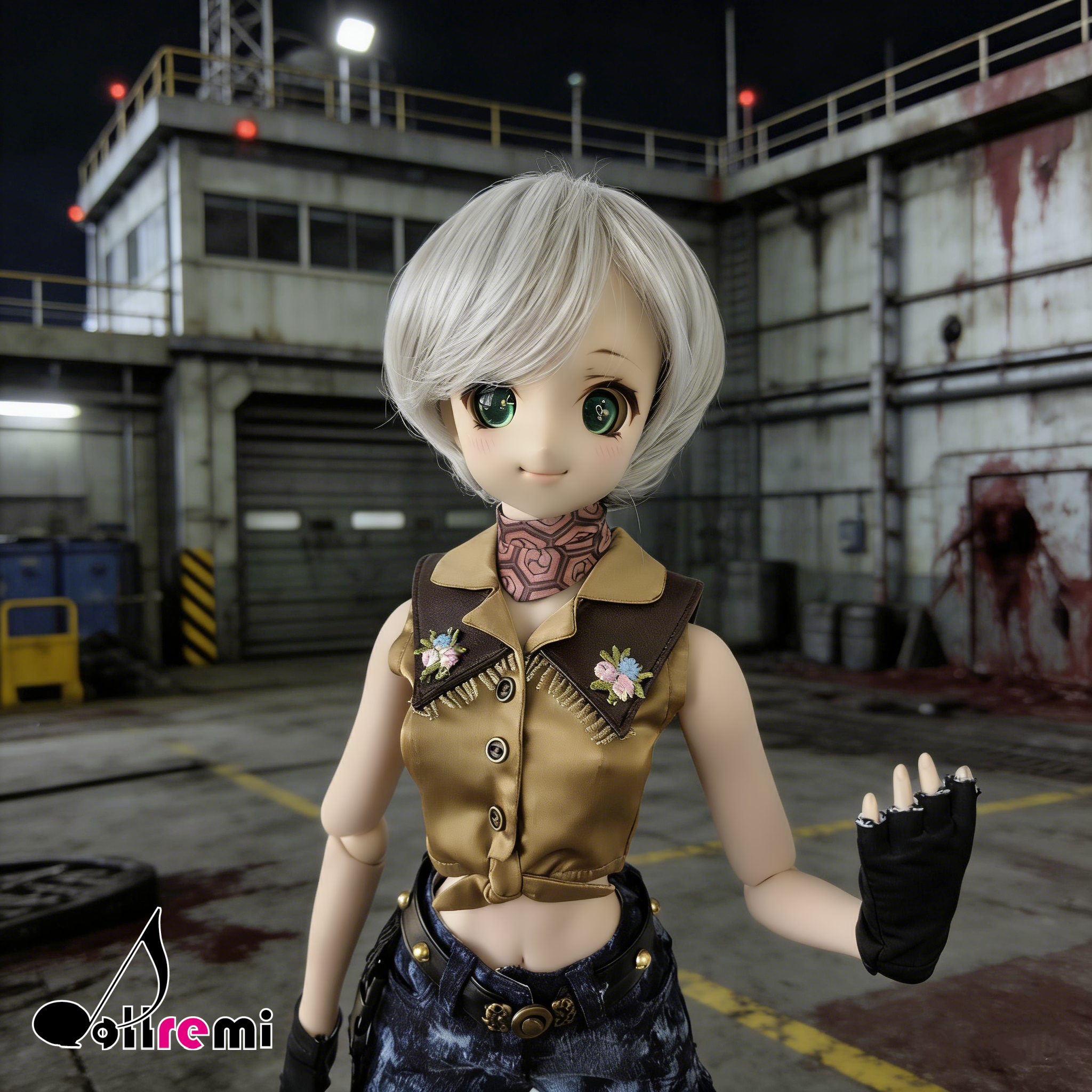 【dollremi】(DD0921) COS Resident Evil : Biohazard - Rebecca Chamber's Cowgirl costume 生化危機 - 瑞貝卡·查姆博斯 - 女牛仔風