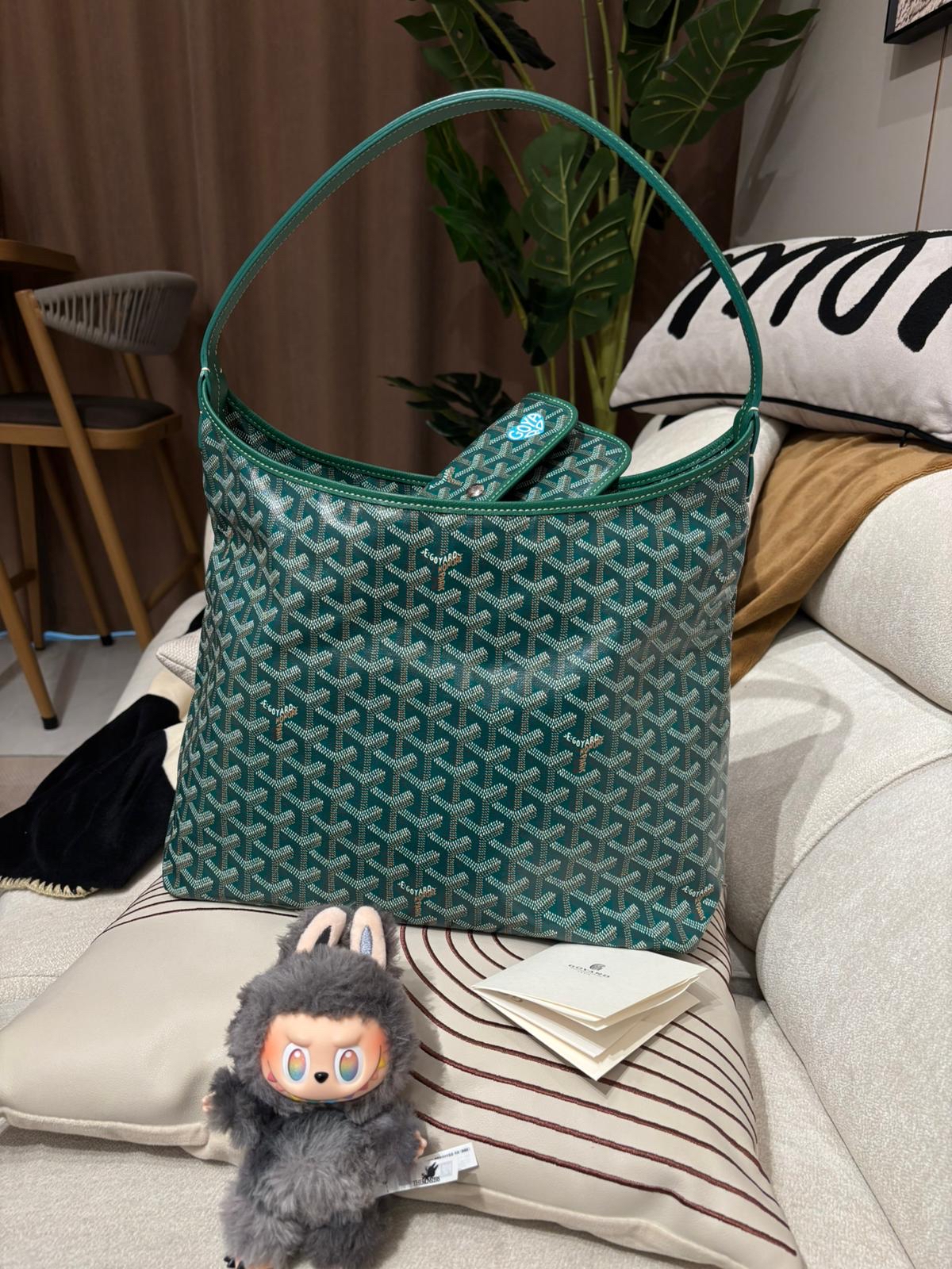 Goyard boheme hobo Green 100%Authentic, 98%new ✅收據✅pouch ✅dust bag