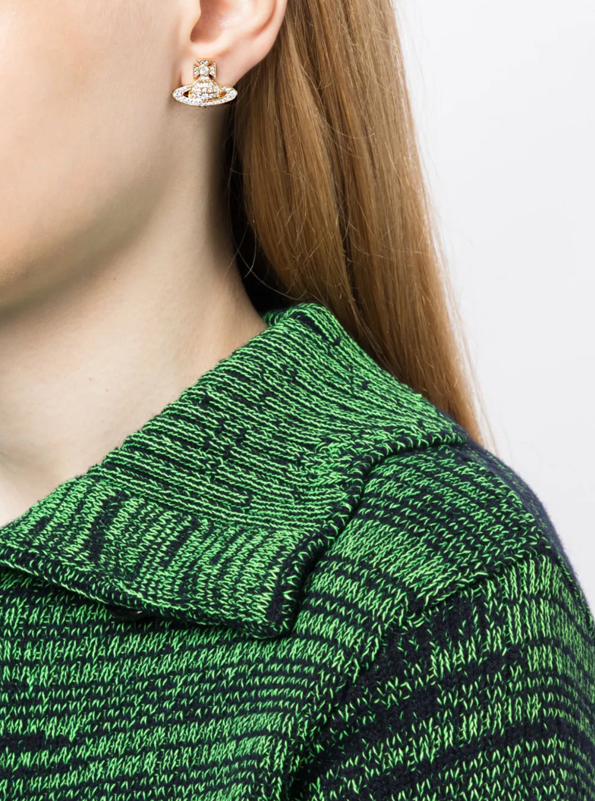 折扣 ✨訂貨📮Westwood 閃石土星耳環