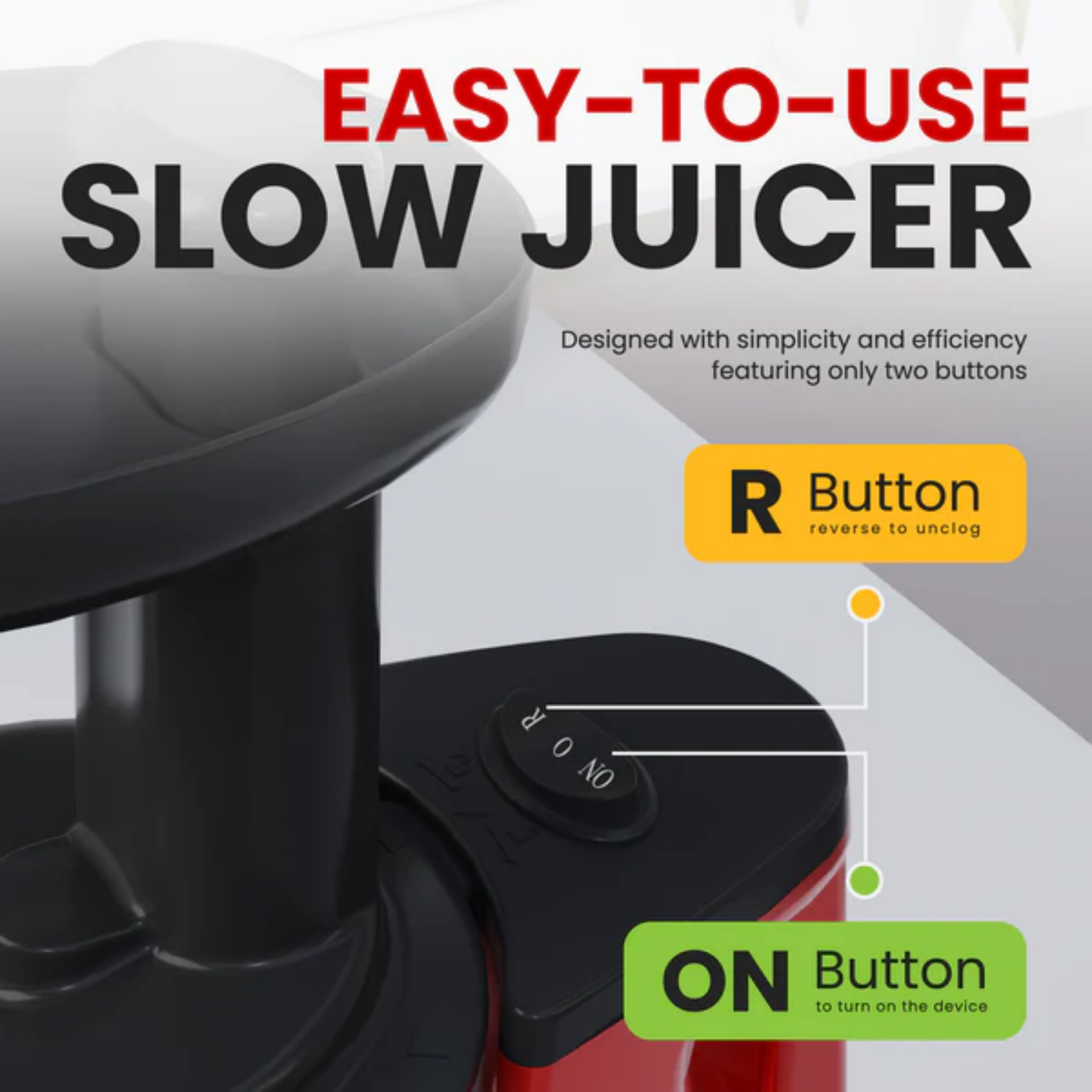Russell Taylors 150W Cold Press Slow Juicer (SJ-6)