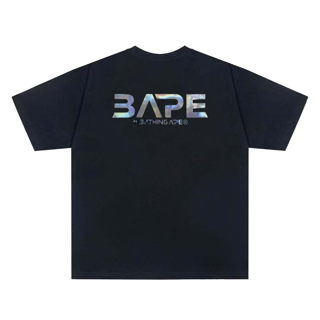 BAPE Moon Photo Ape Head Tee