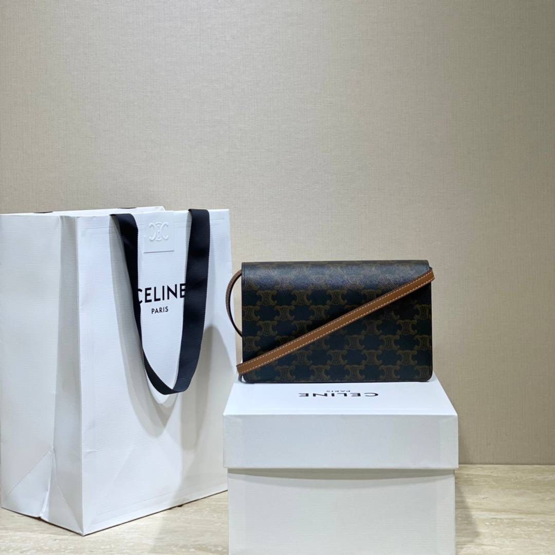 🔥大货实拍图 𝗖𝗘𝗟𝗜𝗡𝗘♥𝗖𝗔𝗡𝗩𝗔𝗦 𝗪𝗢𝗖风琴包 型号：10D852 尺寸：20*11.5cm