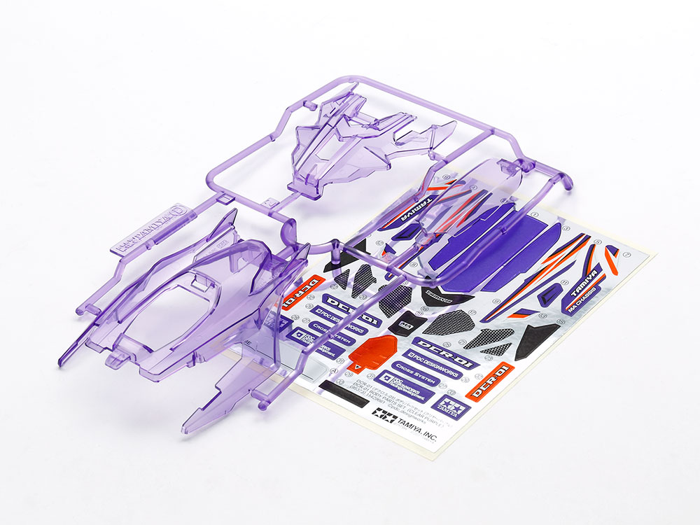 DCR-01 BODY PARTS SET (CLEAR PURPLE)