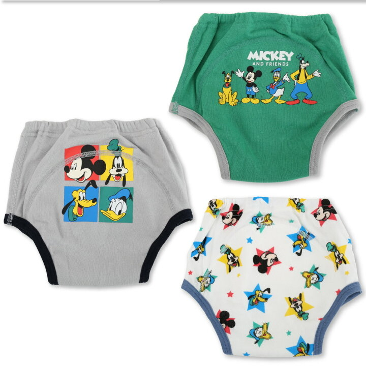 🇯🇵預訂 日本直送🇯🇵米奇人物印花三層學習褲三件套裝