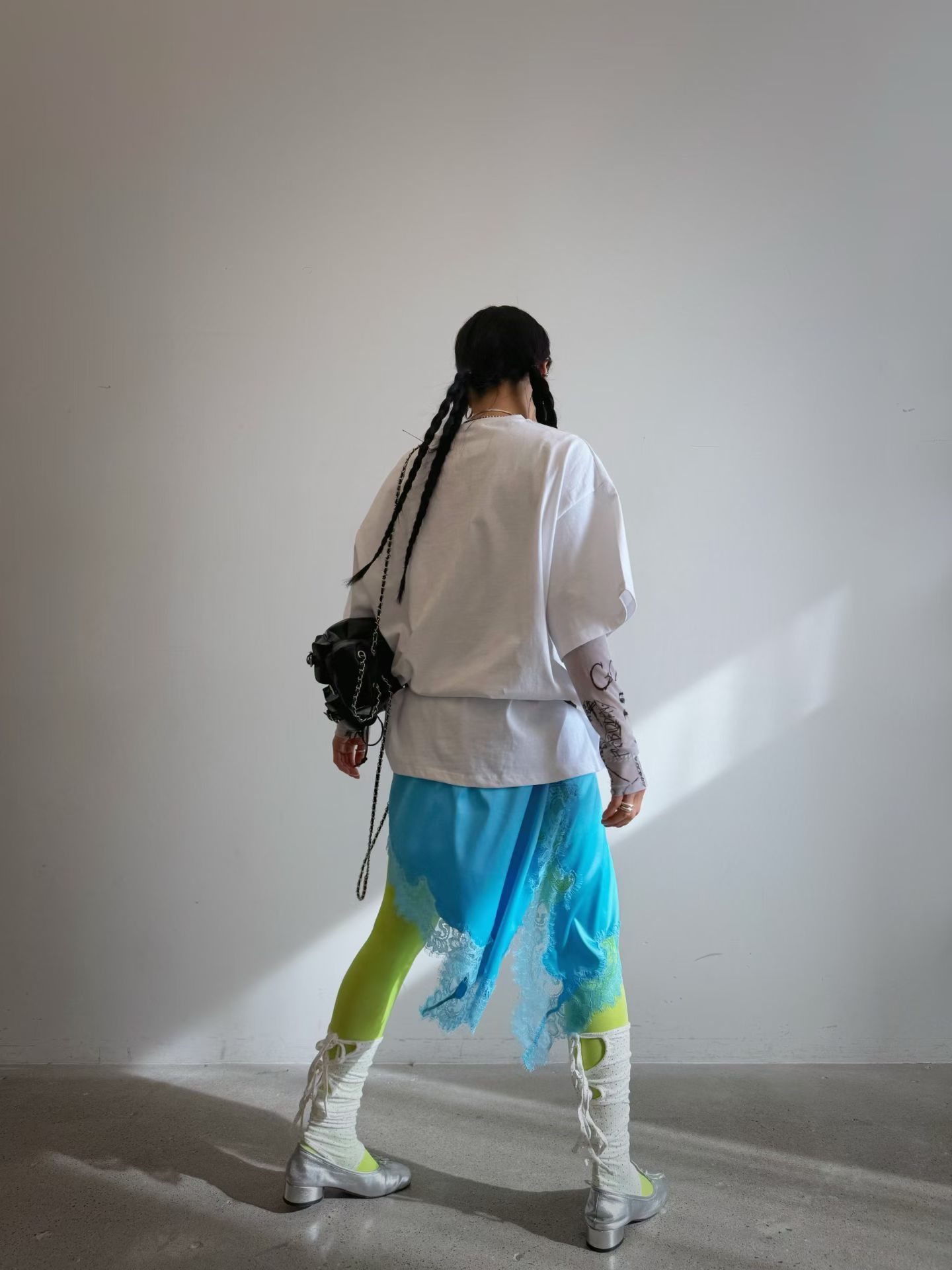 型款手繪print Tee