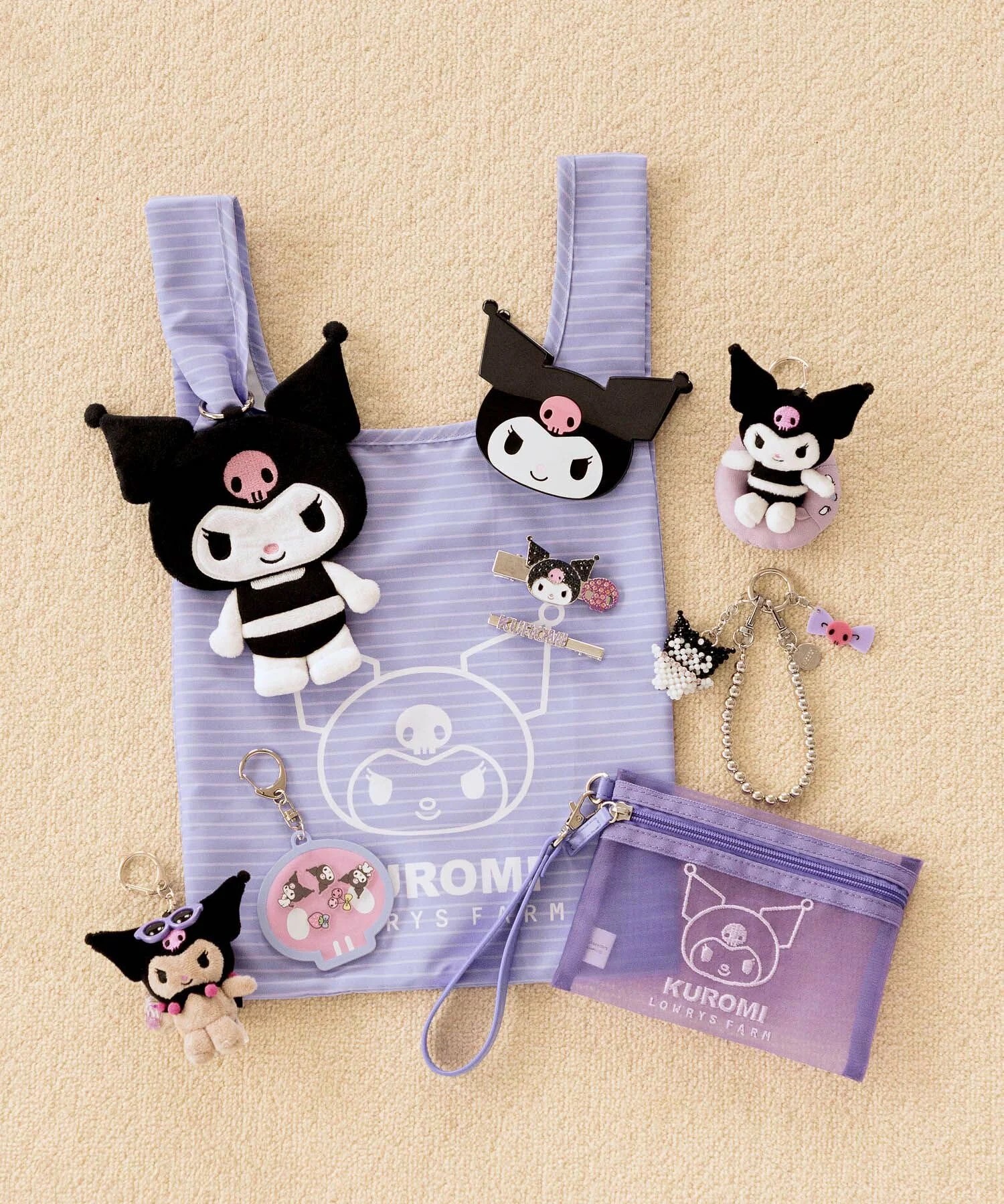 預訂 | 日本版 Sanrio x LOWRYS FARM 手機串珠掛鏈