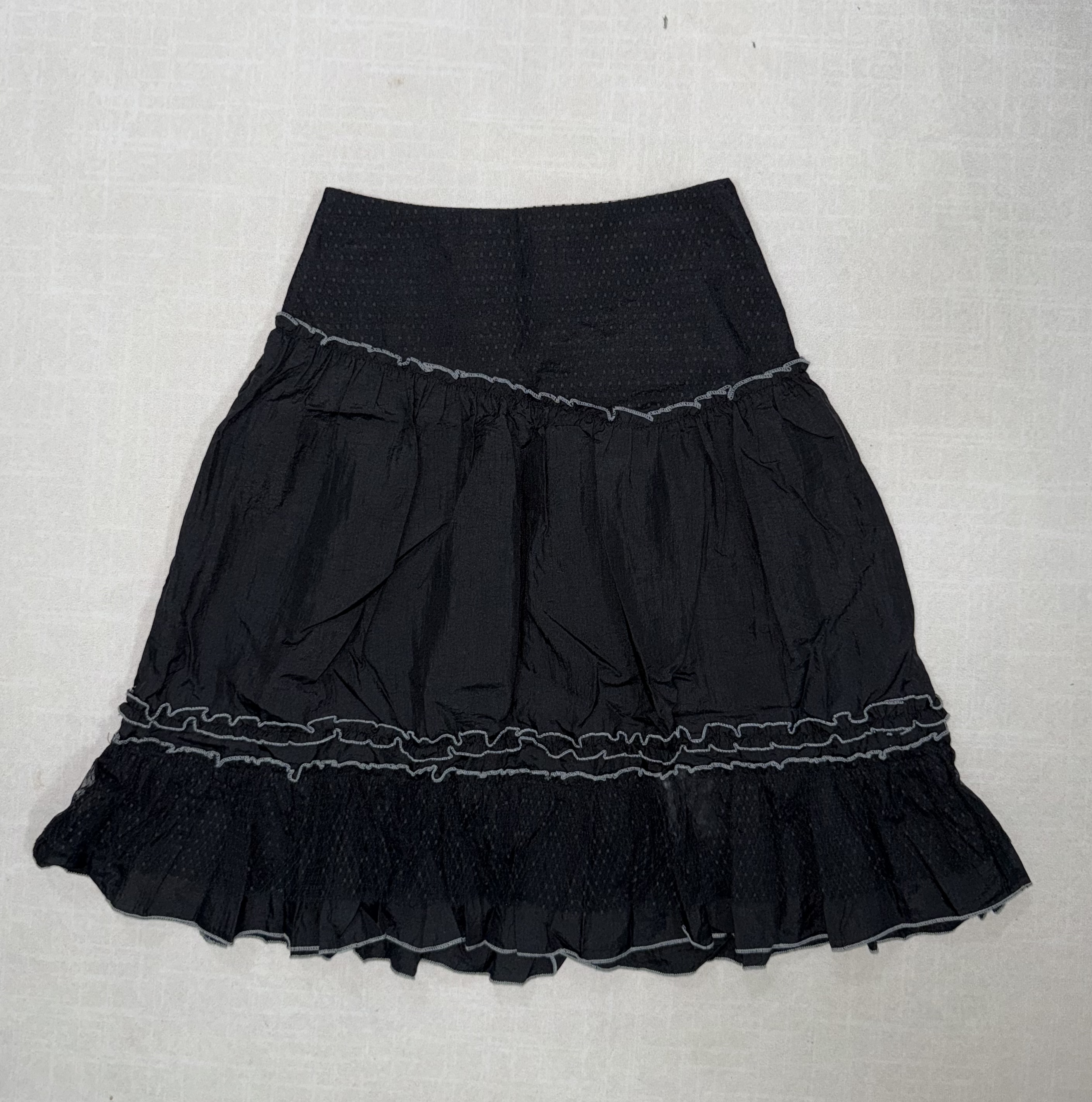 Black Lotus Leaf Skirt