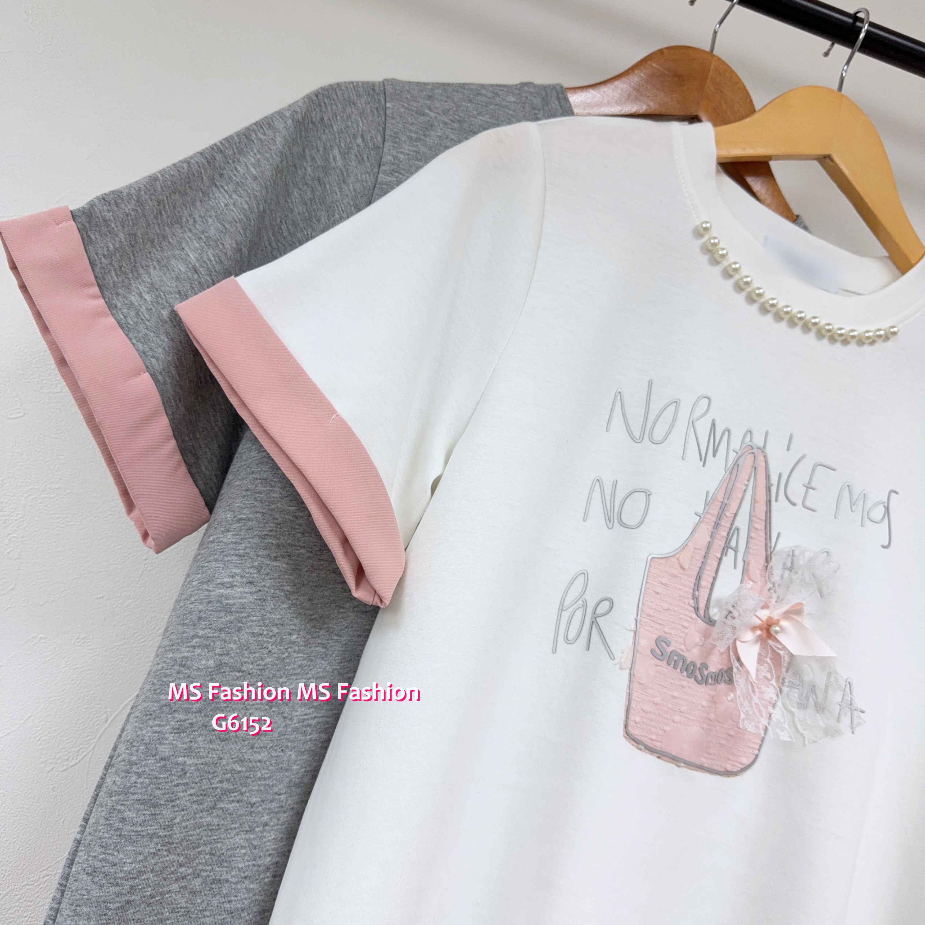 G6152 韓國🇰🇷靚靚手袋蝴蝶print top