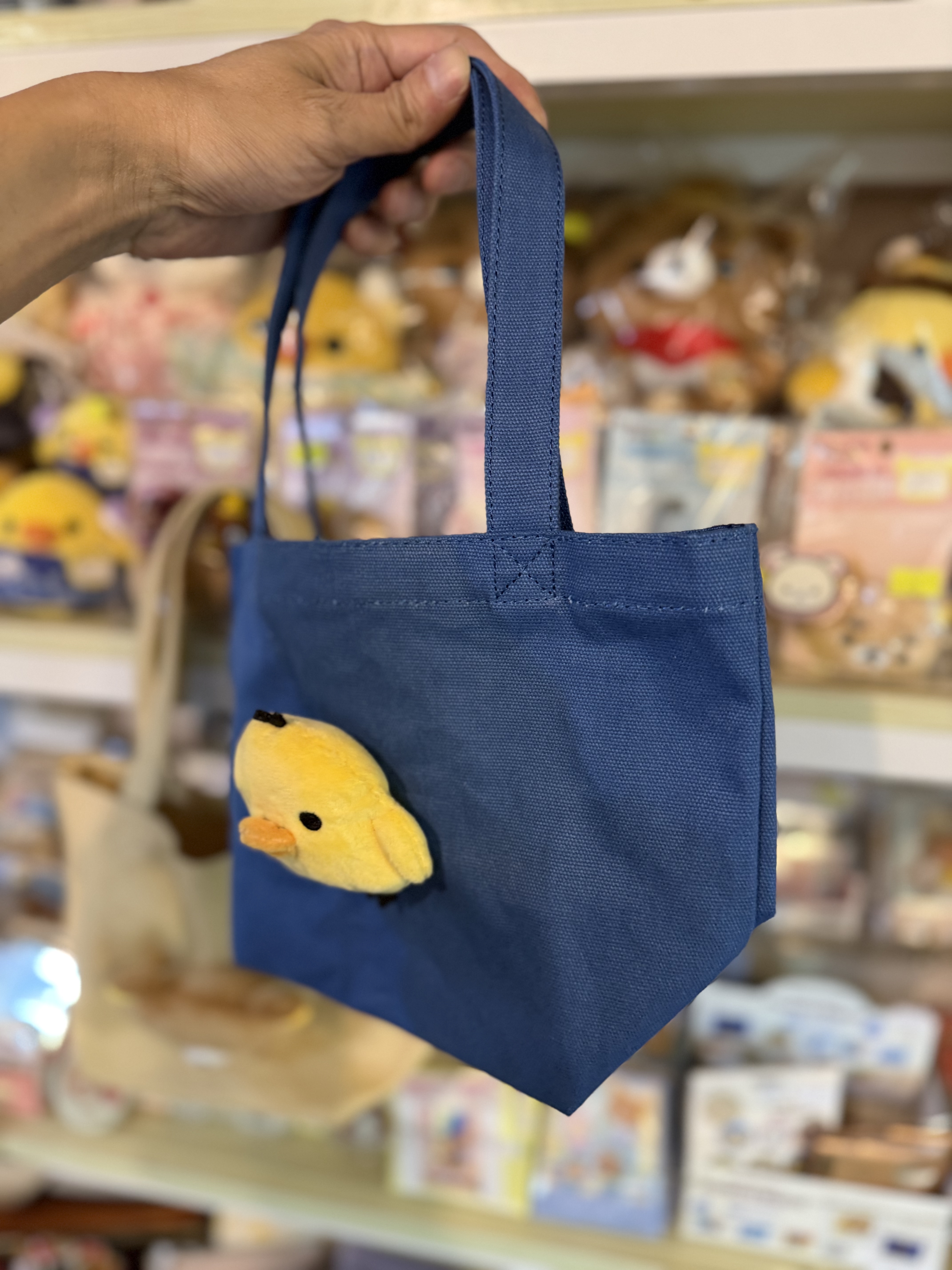 《現貨》全新日本專店限定 Rilakkuma立體頭仔手挽袋