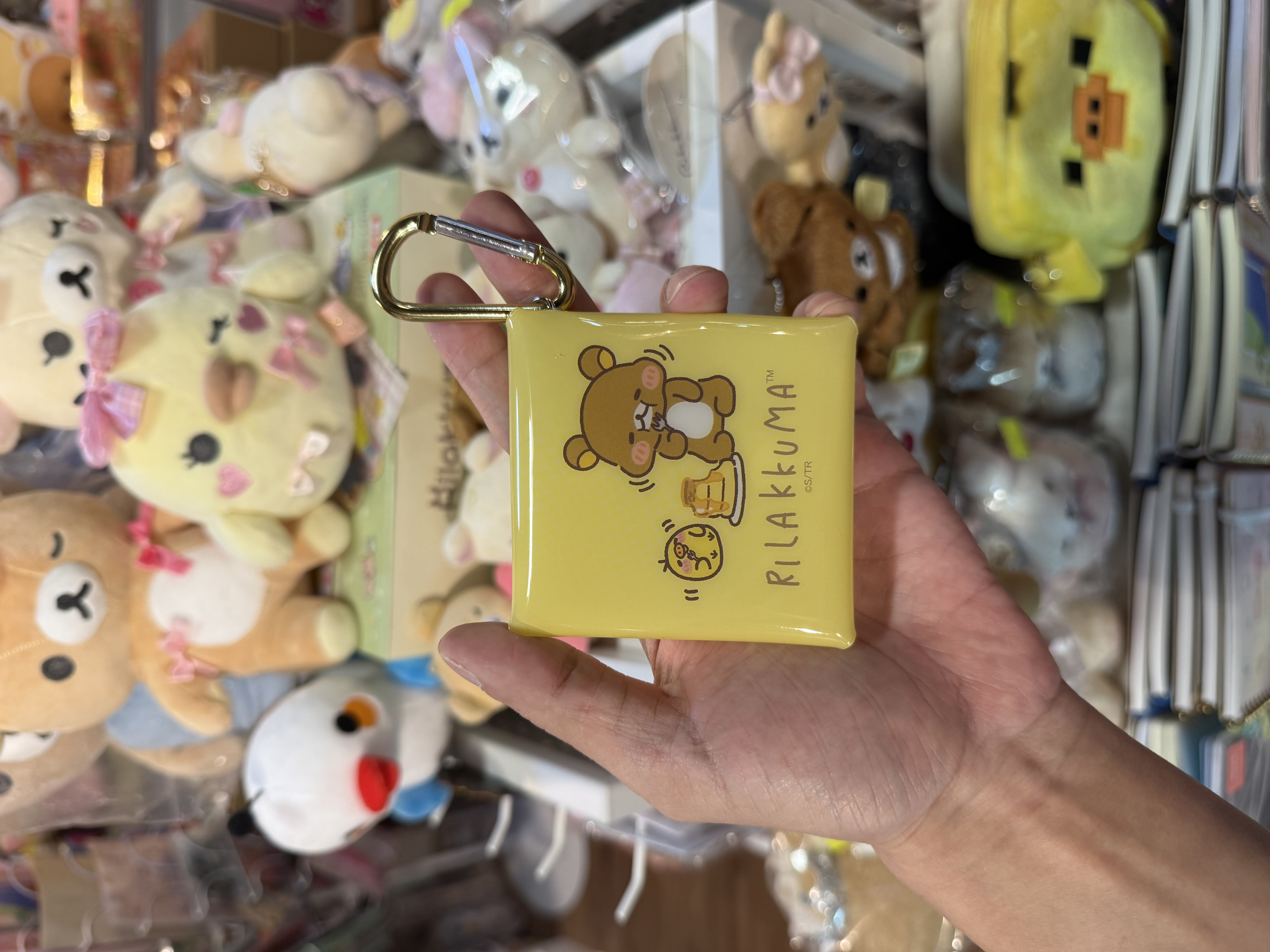 《現貨》全新日本專店限定rilakkuma stay with me系列小物袋