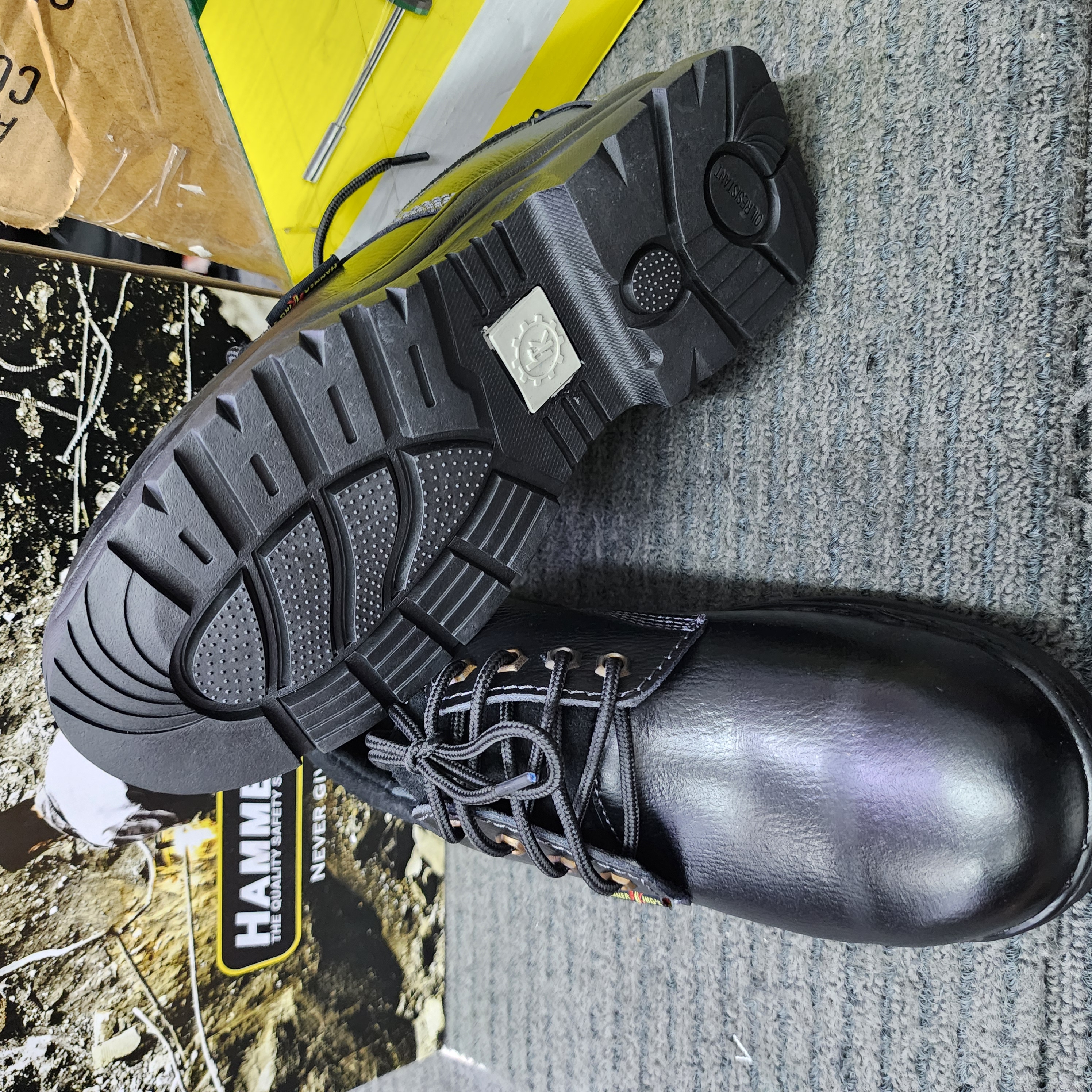 Hammer King's HK 13030 Industry Steel Toe Cap Leather Safety Shoe | Kasut Keselamatan |Kasut Keselamatan