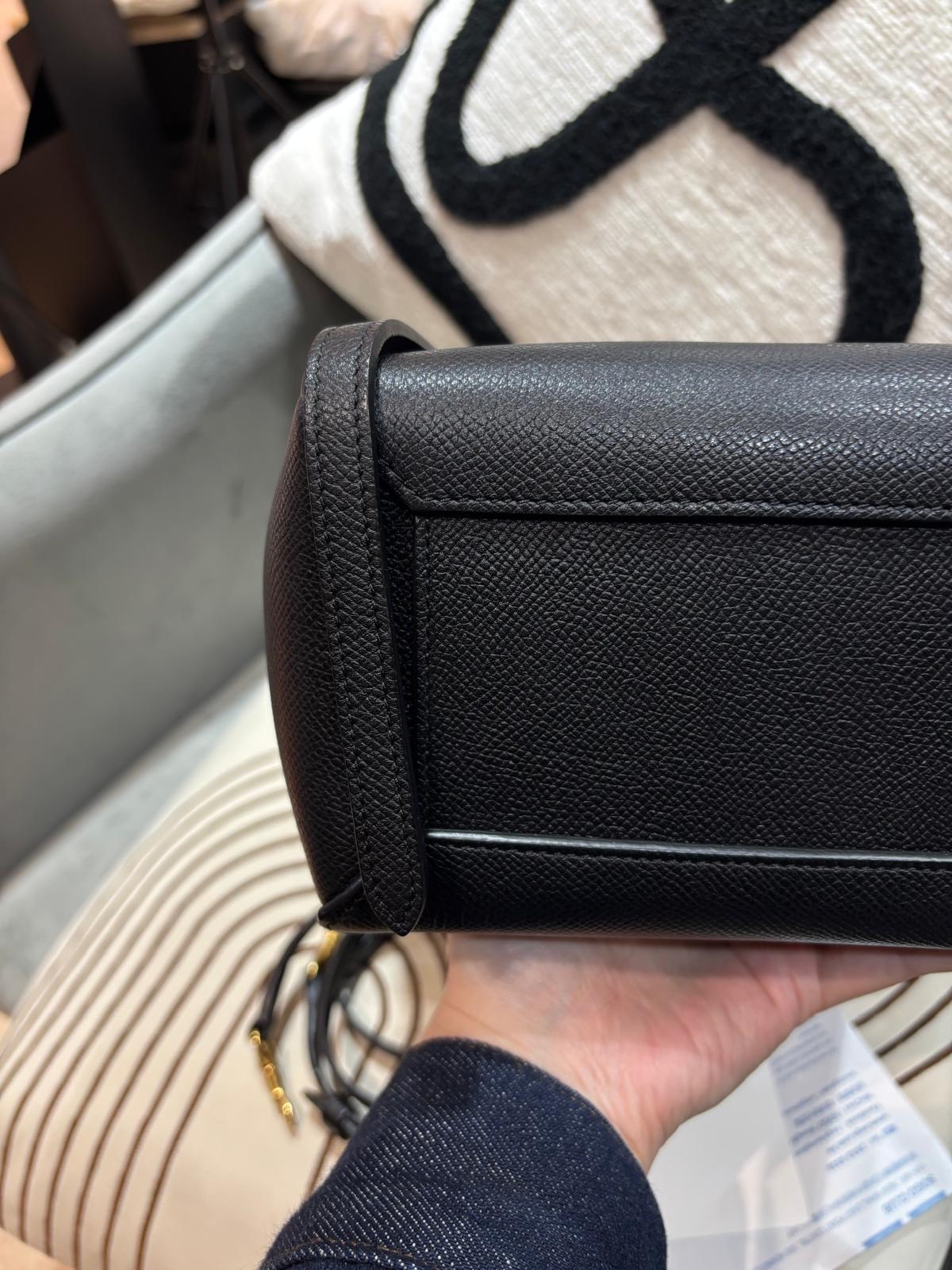 Celine nano belt bag black 黑色牛皮 100%Authentic, 99%New ✅收據✅Dust bag