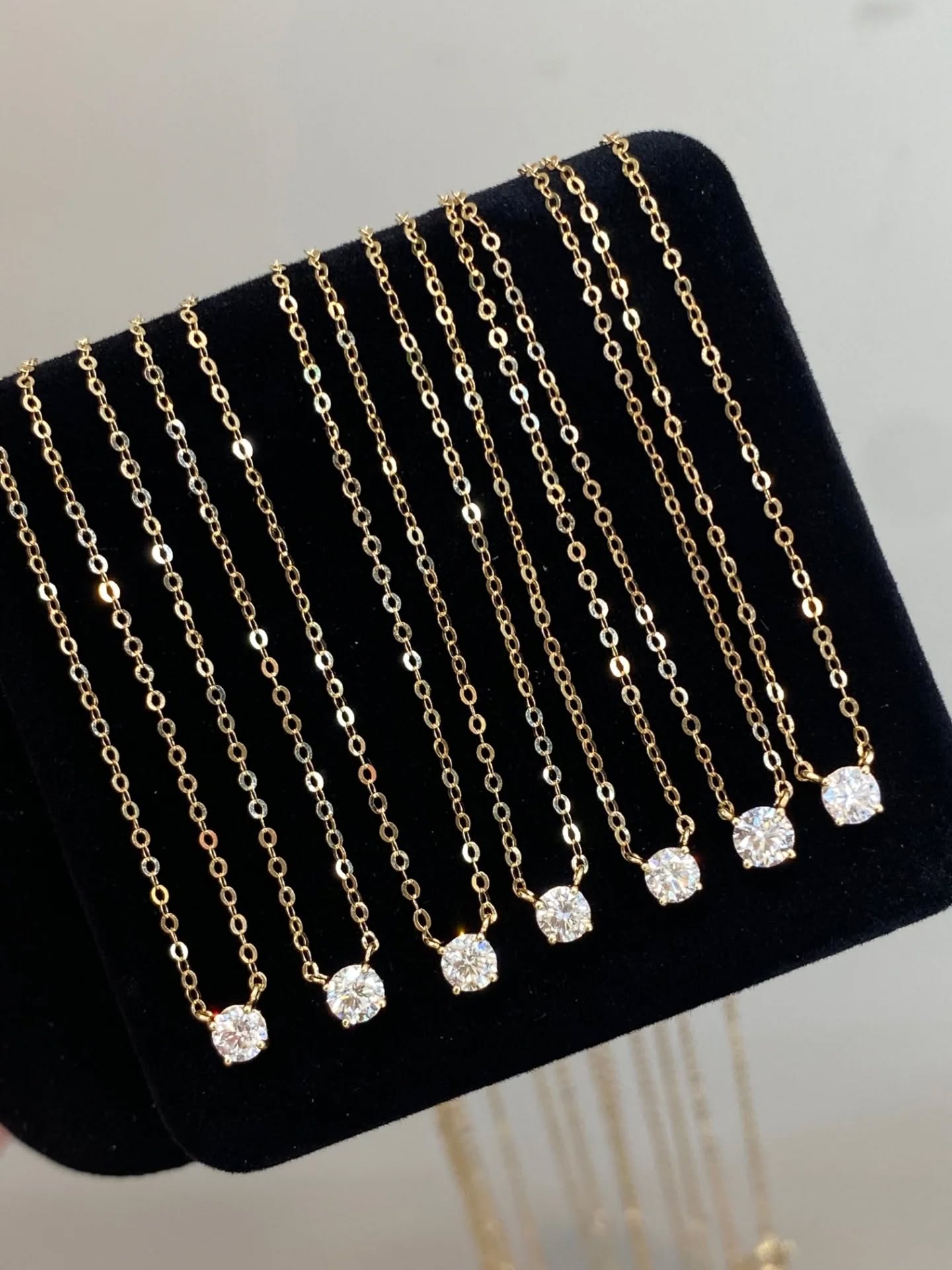 15分爆閃四爪鑽石項鍊 四爪鑲嵌閃耀天然鑽💎  18K鑲嵌天然鑽石💎