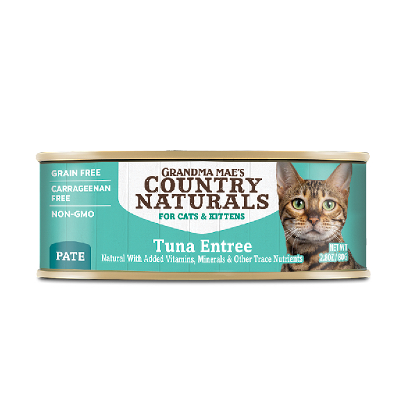 Country Natural 天然無穀物肉泥貓罐 深海吞拿魚配方 2.8Oz