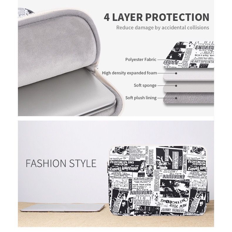 11 - 15 Inch Newspaper Laptop Bag