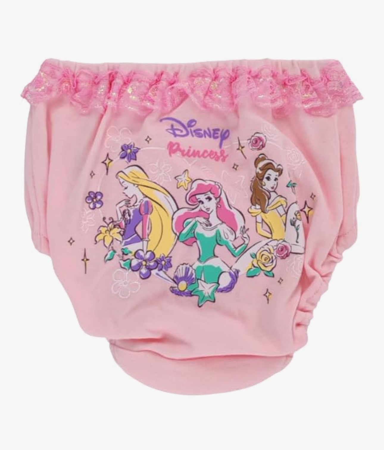 🇯🇵預訂 日本直送🇯🇵Disney公主人物滿印絲帶蕾絲女童內褲兩件套裝