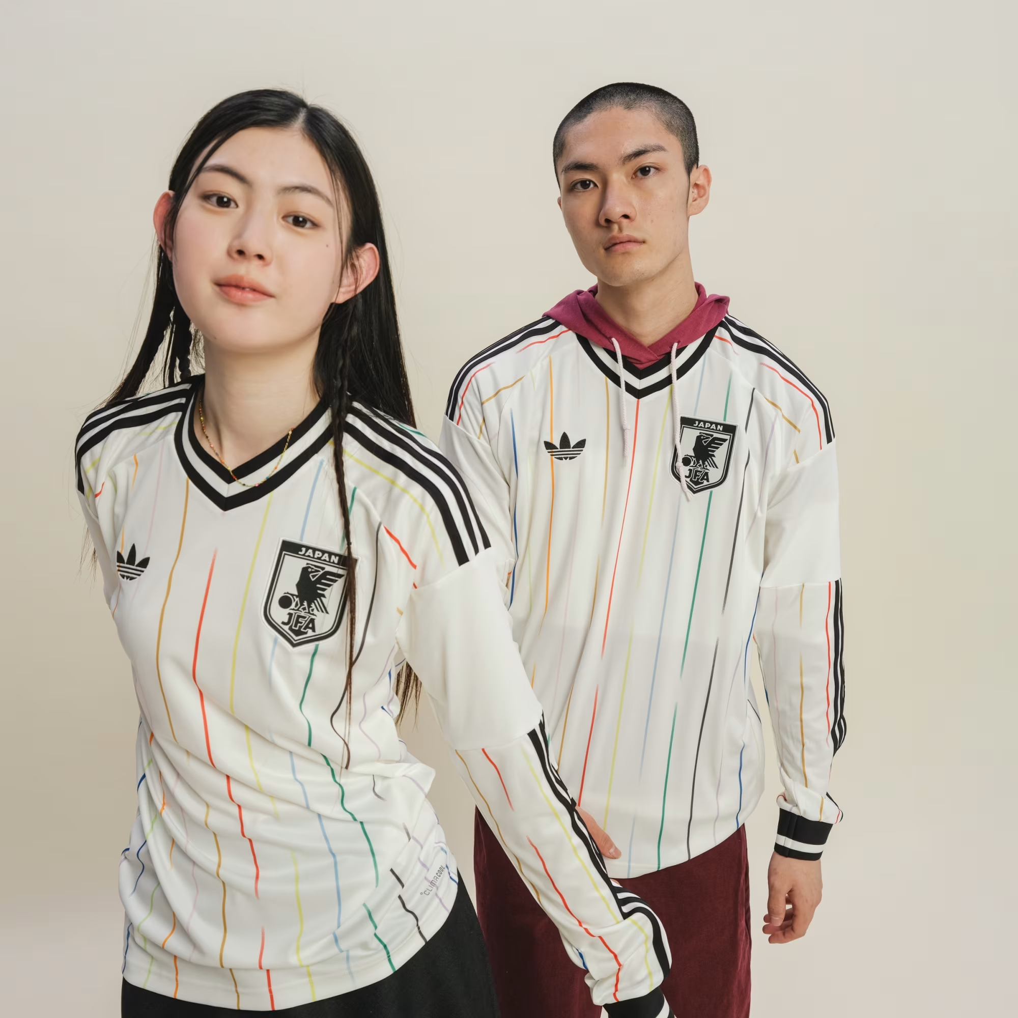 Adidas Japan 日本國家隊 2026-27 作客長袖球迷版球衣 (可加印字及臂章) JZ9697