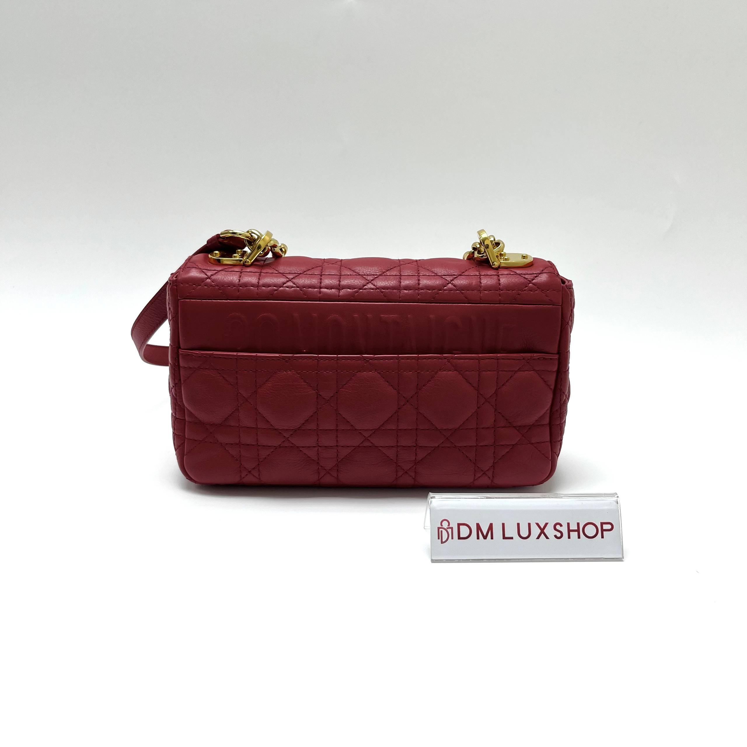 Dior Small Caro Bag Red GHW