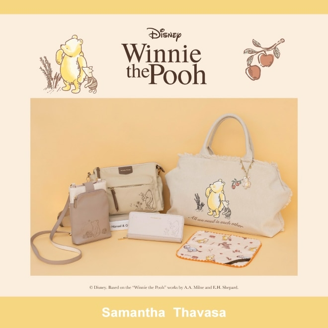 🌸 【預訂】 Samantha Thavasa x Winnie the Pooh - Handkerchief
