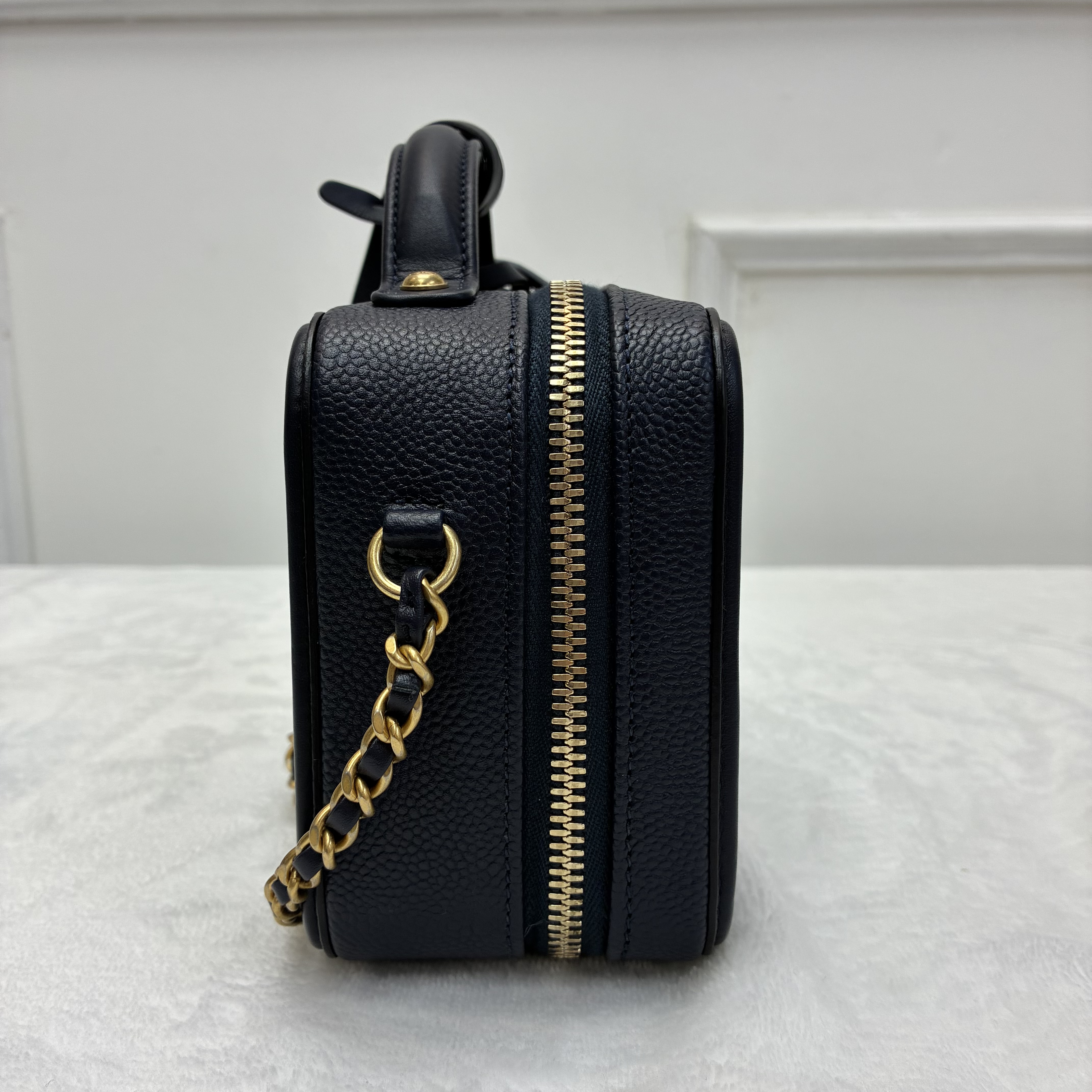 Chanel 相機包海軍藍
